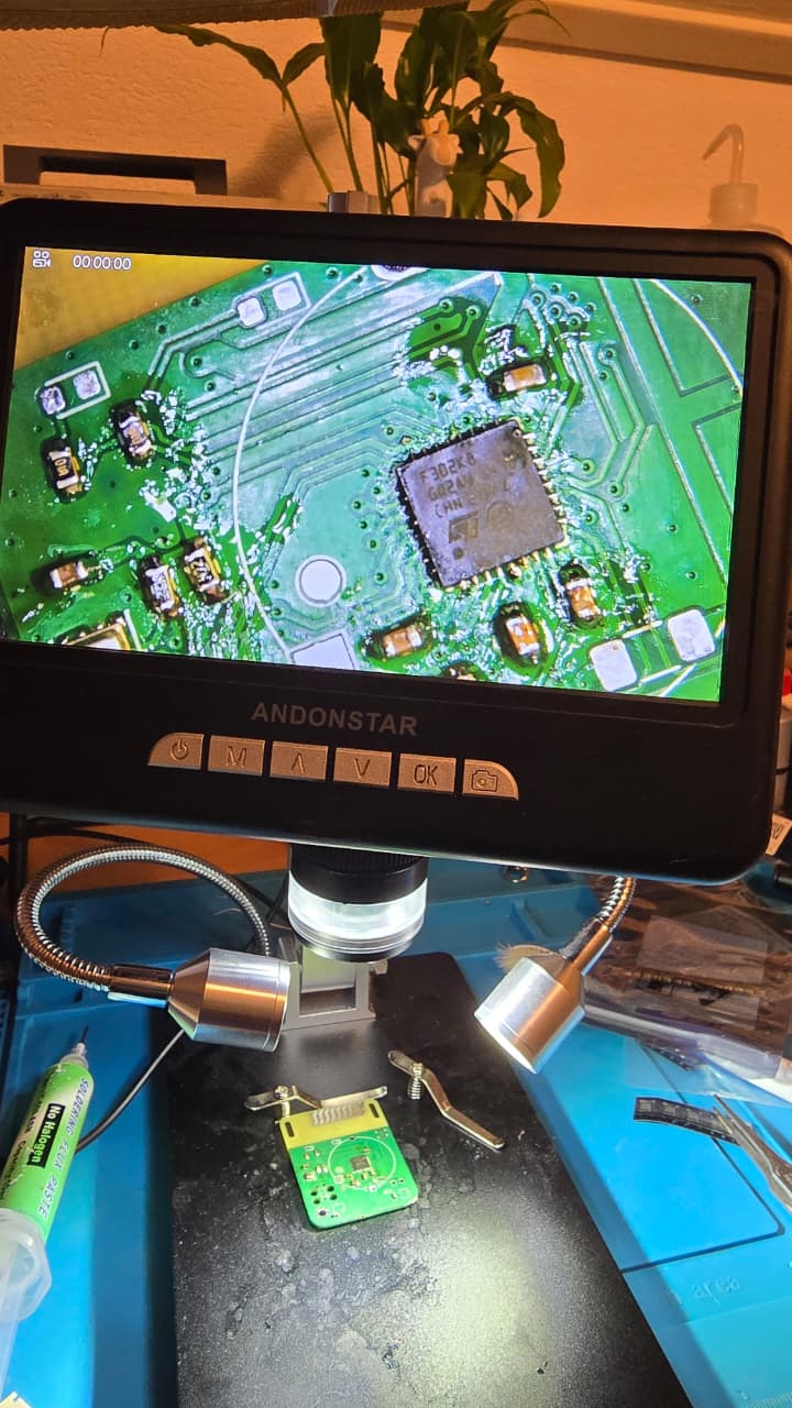 Wired embedded electronics assembly